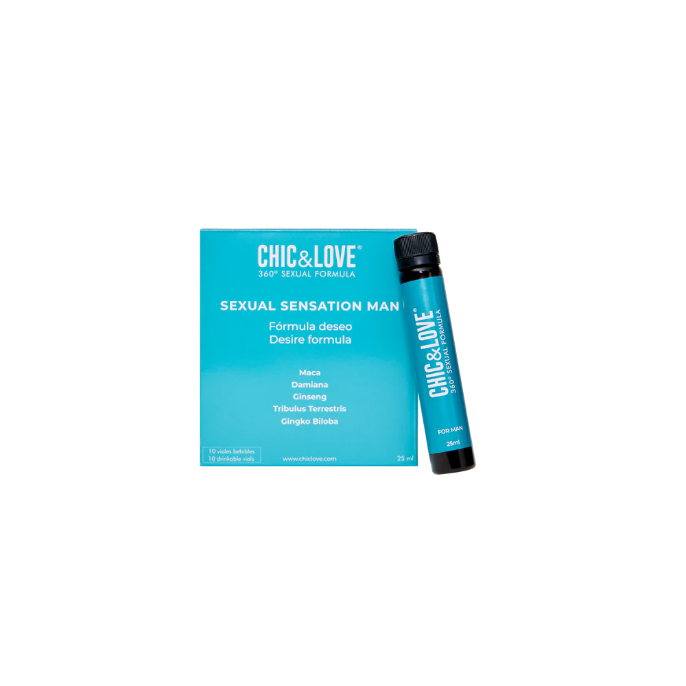 CHIC&LOVE VIALES SEXUAL BOOSTER HOMBRE